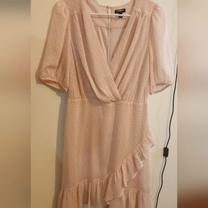 Express dress size Medium, light pink